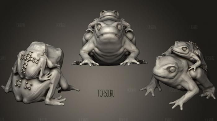 Frog pin stl model for CNC